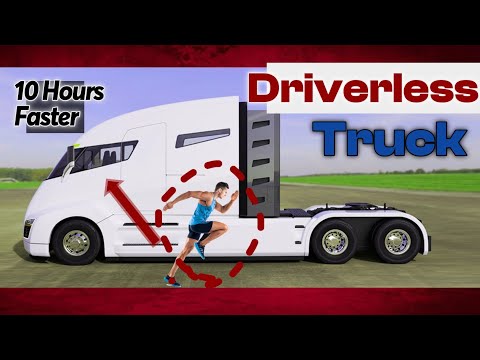 Self Driving Truck Completes 950 Mils Trip| 10 Hours Faster Then Human Driver