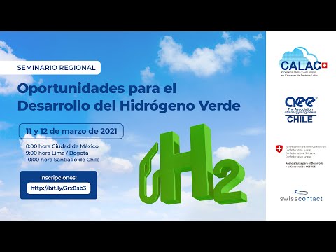 Seminario internacional Oportunidades para el desarrollo del hidrógeno verde-Estrategias y políticas