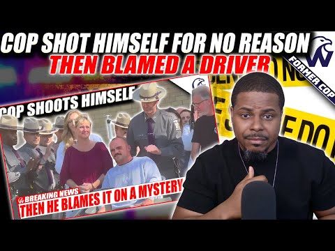 Most Bizarre Traffic Stop On YouTube | Cop Literally Shoots Himself In The Leg On Purpose