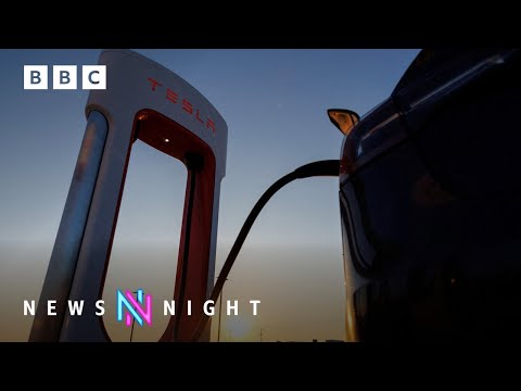 What does Tesla’s sale decline reveal about the global electric car revolution? | BBC Newsnight