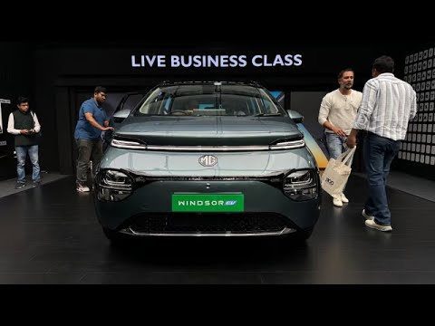 MG Windsor EV First Impressions | All-New Electric SUV Unveiled! ⚡