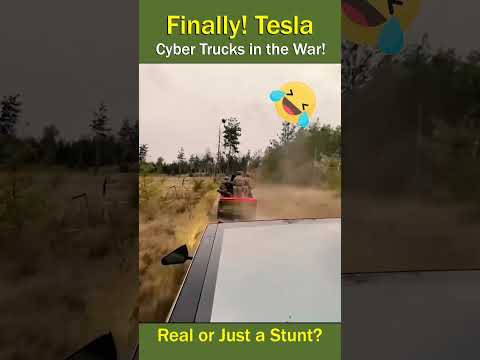 Tesla Cybertrucks Deployed in Combat Zone!