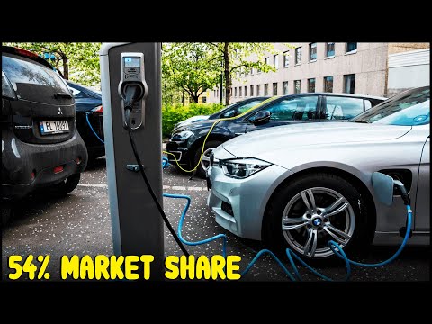 The INSANE rise of electric cars in Norway! More than 50%!