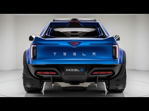 NEW 2025 Tesla Model Z Pickup Truck Unveiled - The Future of Electric Power &amp; Design!