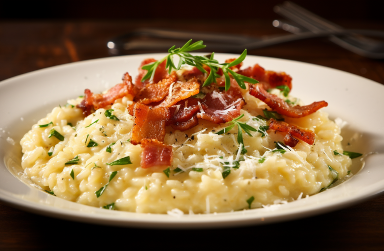 Het Geheim van een Perfecte Risotto op Carbonara Wijze