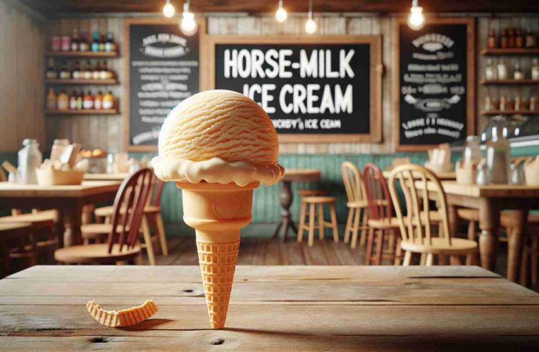 Title: Exploring the Unique Taste of Horse-Milk Ice Cream