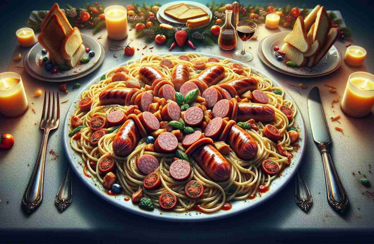 The Fusion Feast: Spaghetti Sausage Delight